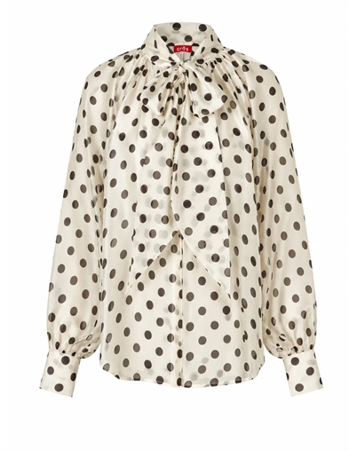 Cras Cph - Ethelcras Bluse - Black Dot